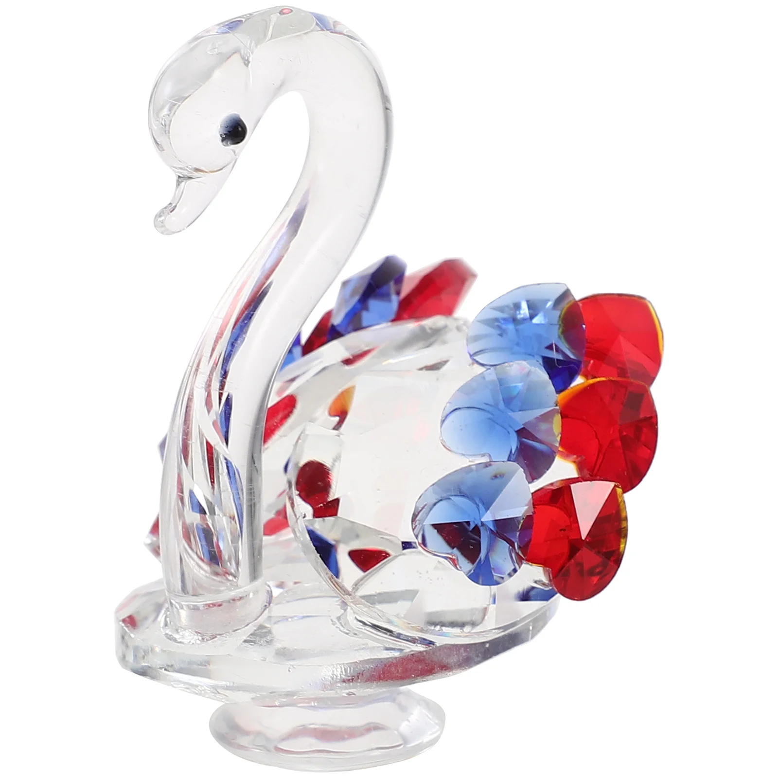 

Crystal Swan Decor Refreshing Comfortable Design Home Tabletop Decoration Crystal Decorations Home Decoration Swan Statues