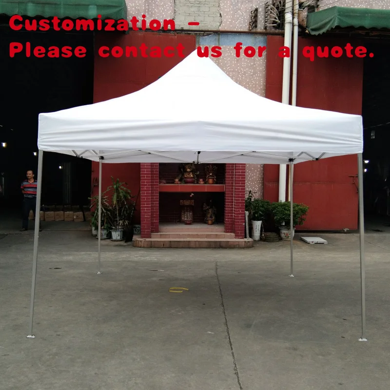 

custom.Customizable Outdoor Trade Show Tent Canopy Portable Folding up Steel Frame with Durable PVC & Polyester Cover