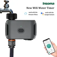 Smart Wifi Sprinkler Timer Automatic Irrigation System - Remote Control Water Timer for Garden Lawn Outdoor Faucet