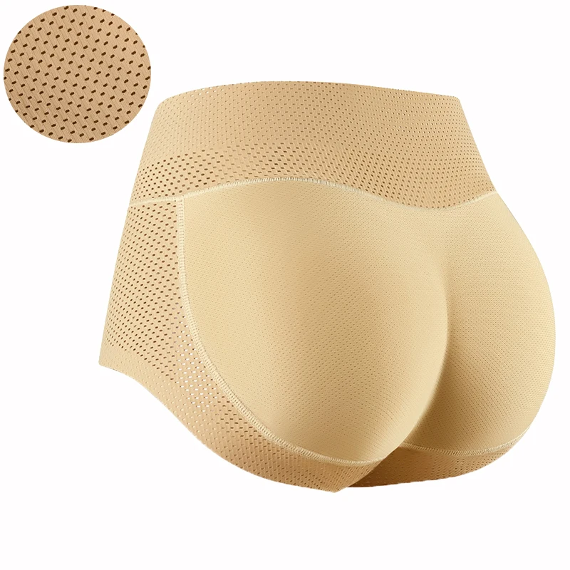 Hollow Out Padding Panties Cotton Lining One-Piece Hip Pad Buttock Shapewear Women Shaping Clothing Sponge Fake Ass