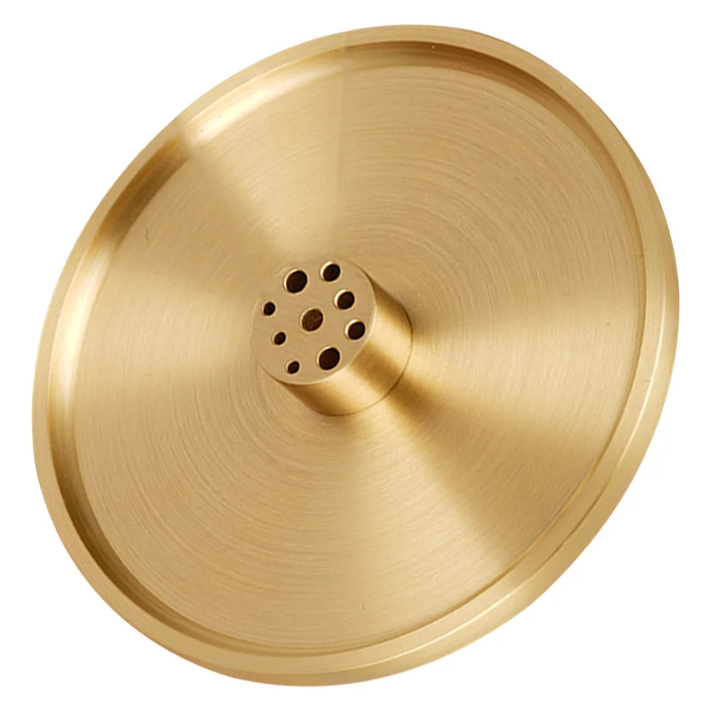 

Brass Nine-Hole Incense Stick Burner Compact Stable Incense Holder for Home Meditation Yoga Room Table Decoration