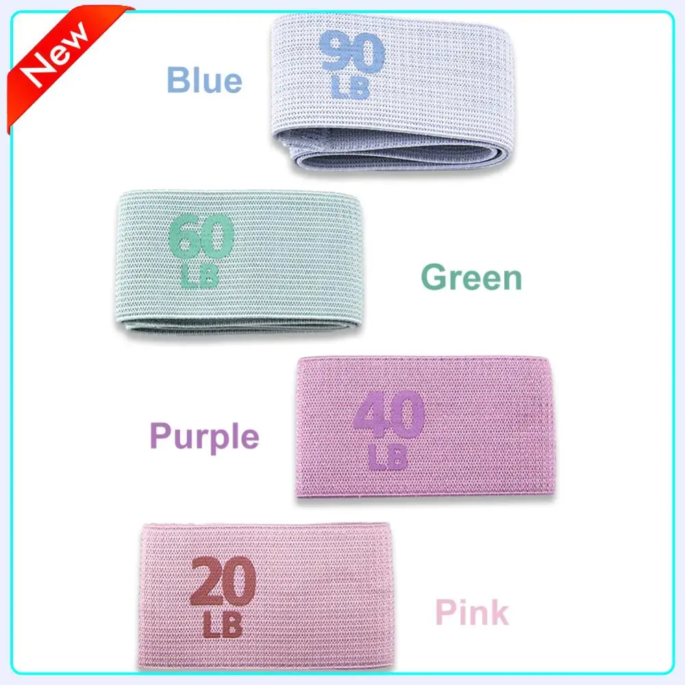 Bandas elásticas de tela de 15-90LB, bandas de resistencia para Fitness, Yoga, Pilates, bandas expansoras circulares de cadera, bucles de entrenamiento, equipo de entrenamiento