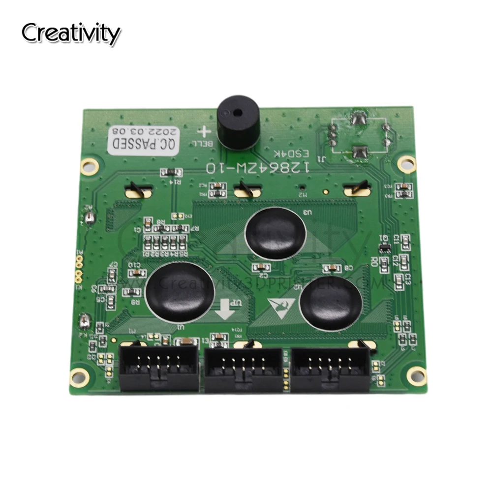 12864 LCD Layar Controller Landai 1.4 Tampilan Layar Biru + Kabel untuk CREALITY 3D Ender 3 CR-10 CR-10S 3D Bagian Printer