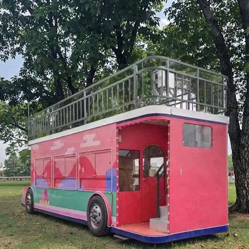 

13-футовый мобильный прицеп для еды, тележка для кофе и мороженого, новый дизайн, прицеп для общественного питания для легкой транспортировки и продаж уличной еды