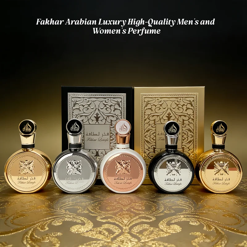 100ml Fakhar Luxury Arabian Women's Perfume - High-Quality Exotic Oriental Woody Scented Perfume with Long-lasting Fragrance