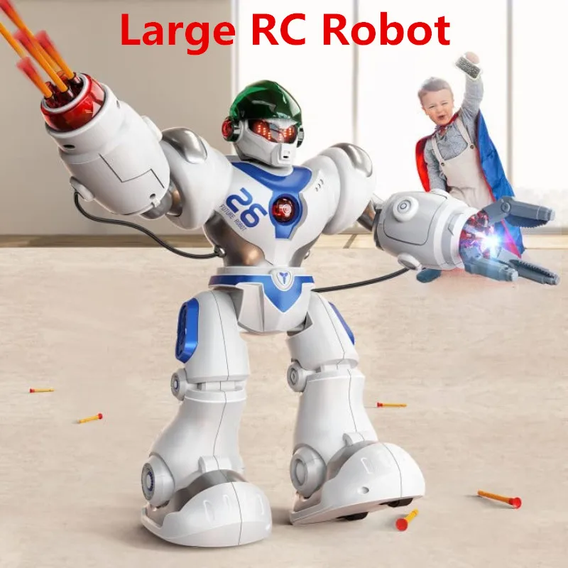 MMBL Large RC Robot Toys Intelligent Robot With Gripper Arm Dancing And Battle Robot Programmable Interactive Smart Robots