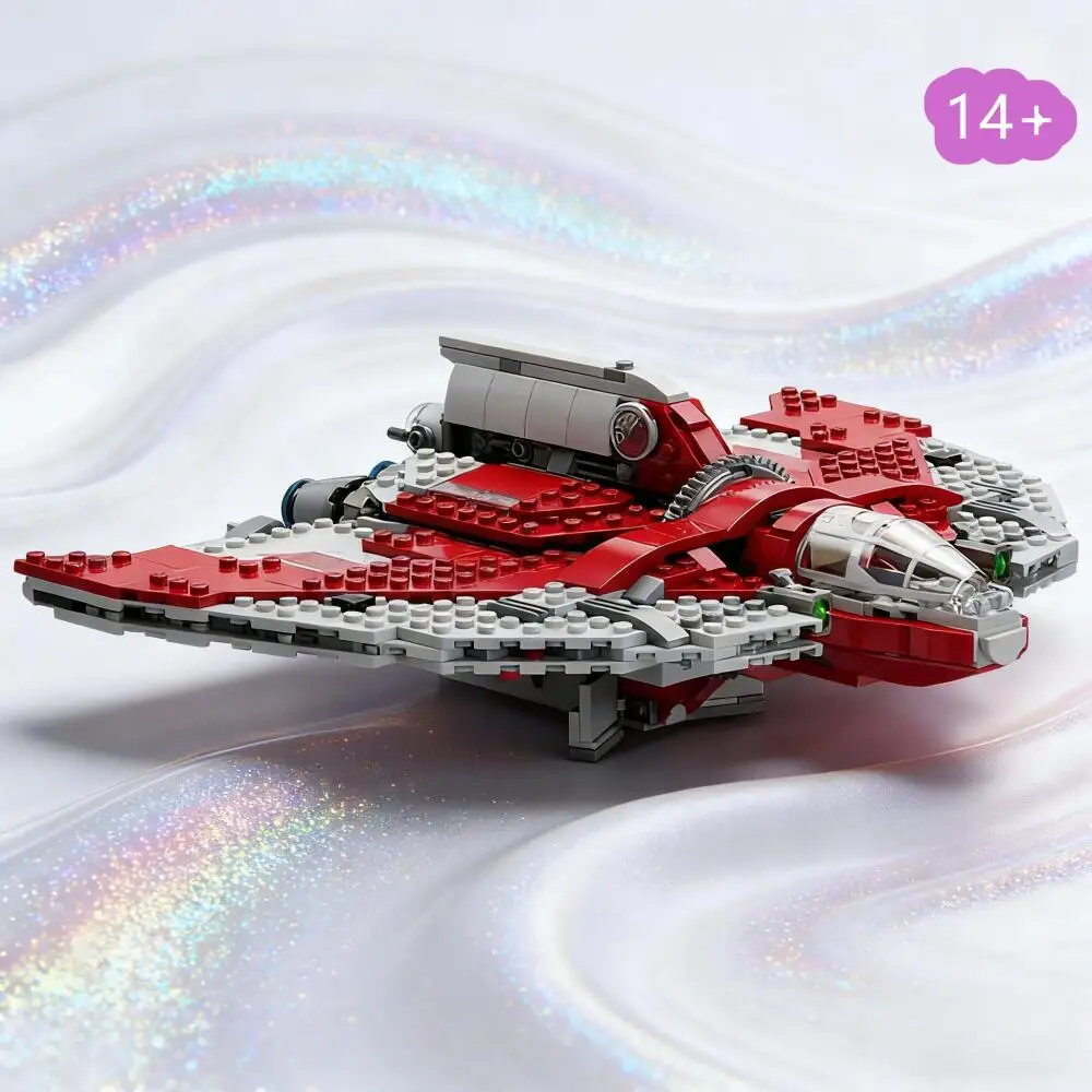 

Конструктор MOC: 675 деталей, модель космического корабля T-6, совместимый с 75362, креативный набор для сборки, игрушка-подарок для самостоятельной сборки