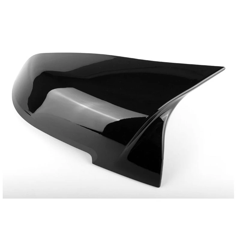 

Car Rearview Mirror Cover For BMW 1 2 3 4 Series X1 F20 F22 F30 View Mirror Bright Black