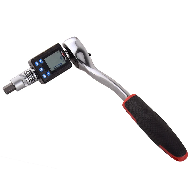 

New Large Screen 1/2 2-200Nm High Precision Electronic Preset Torque Meter Digital Torque Wrench Tool Adapter