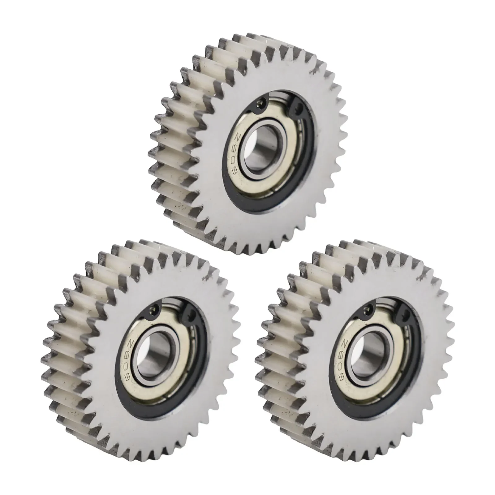 3pcs 36 Teeth Ebike Wheel Hub Motor Gear Nylon+Steel/Copper Teeth Planetary Gear With Bearing For Bafang Motor 38x8x12mm