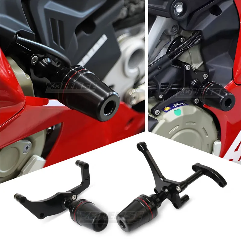 

For Panigale V4 2025 2026 Motorcycle Falling Protection Engine Frame Slider Fairing Guard Anti Crash Pad Protector