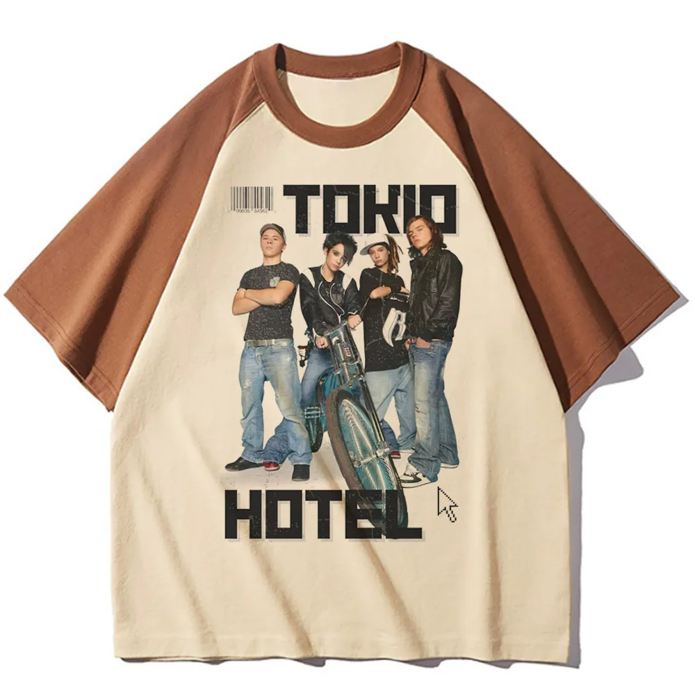 Tokio Hotel top women Y2K anime Japanese top girl Japanese anime clothing