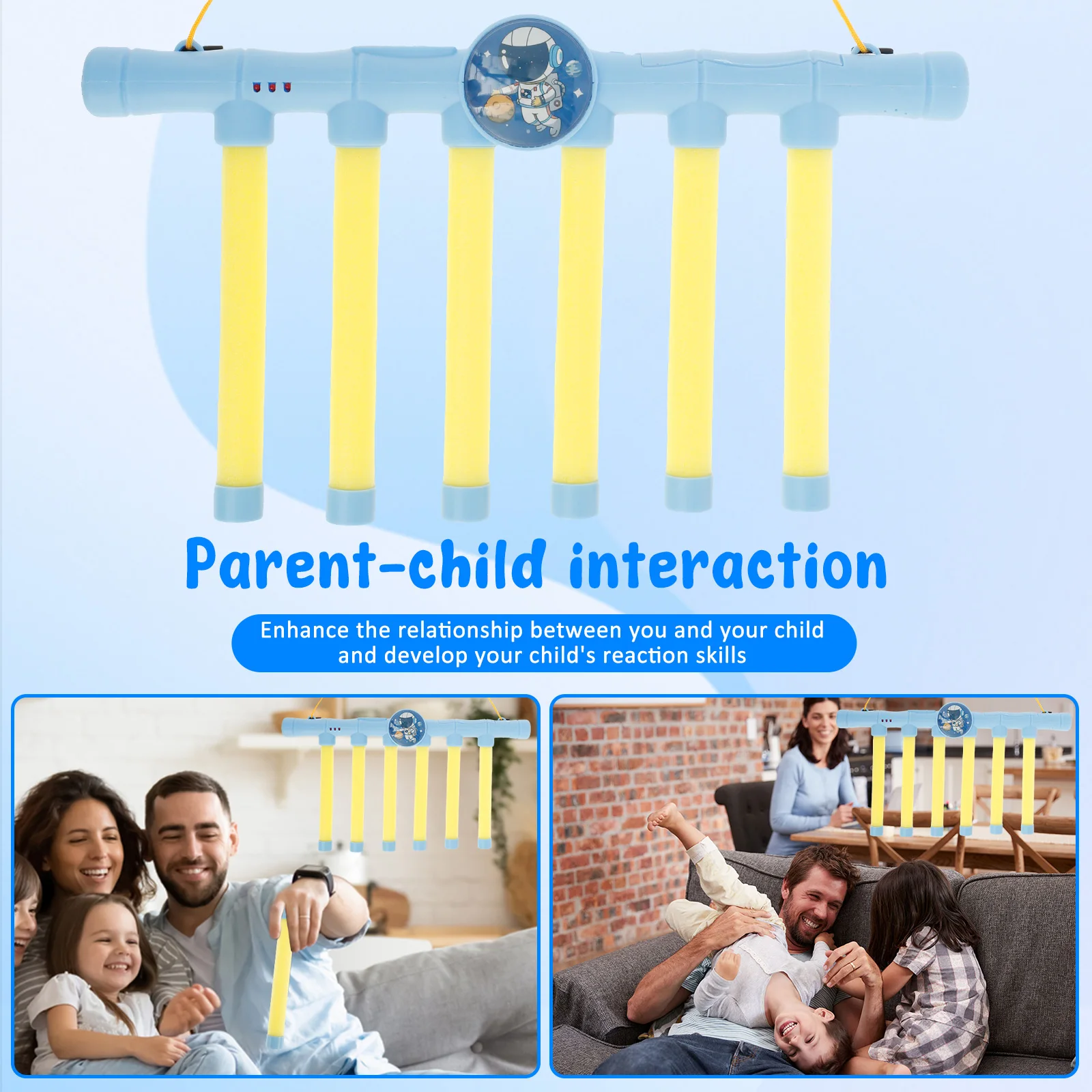 Fun Challenge Falling Sticks Game Set for Training Reaction Ability Educational Activity Parent-child Interaction Party Game Toy