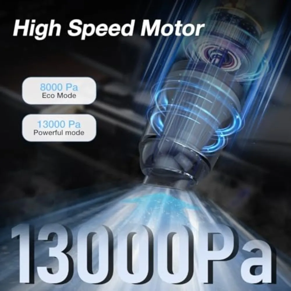 Portable Multifunctional Handheld Vacuum Cleaner Strong Suction USB Rechargeable Portable Vacuum Cordless Vacuum Car Cleaning