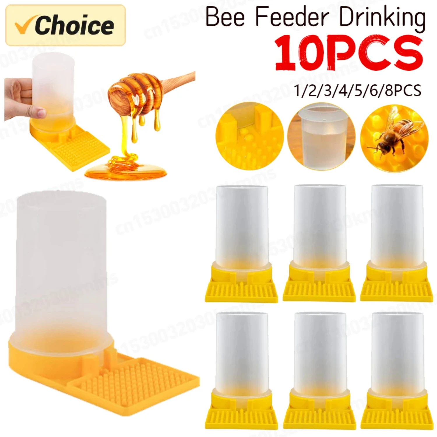 

1-6PCS Bee Feeder Drinking Water Waterer Beekeeping Honey Bee Feeders Watering Bees Tools Supplies Feeding Bee Drinker Tools