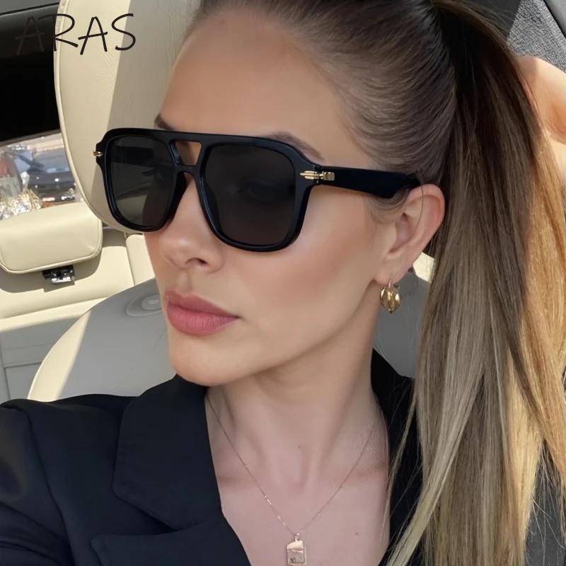 

Oversized Square Punk Sunglasses Women 2025 Luxury Brand Classic Double Beam Sun Glasses For Ladies UV400 Outdoor Eyewear Shades