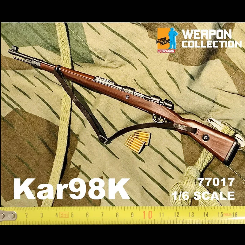 

Dragon 1/6 Kar98K Sniper Rifle Army Soldier WWII German Model 77017 for 12inch Action Figure Collection Toys