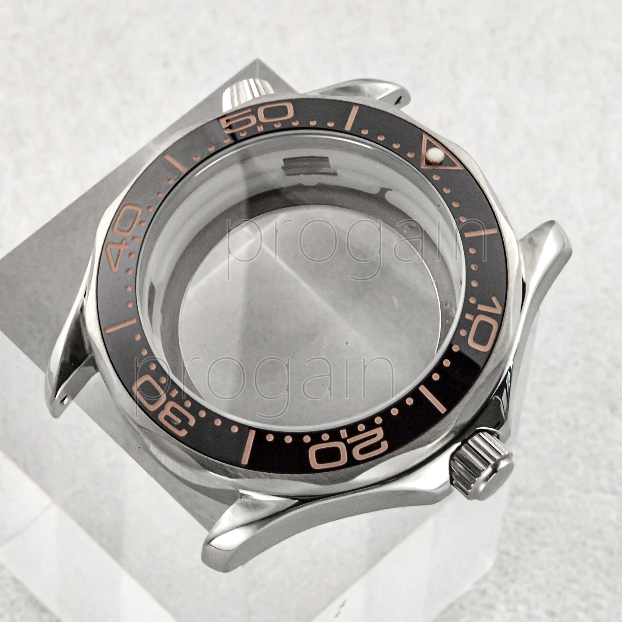 

Корпус для Seamaster 300, 41 мм, корпус для часов NH35, нержавеющая сталь 316L, водонепроницаемый, подходит для NH35, NH36, замена часов с автоматическим механизмом