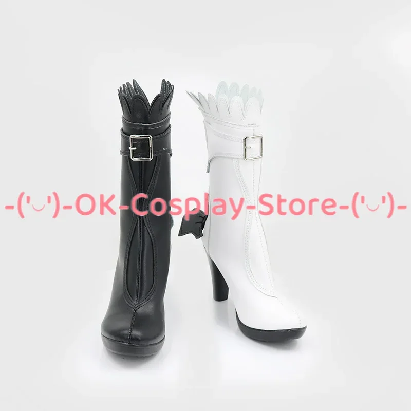 Reimu Endou Cosplay Schuhe High Heel Pu Lederschuhe Halloween Karneval Stiefel Vtuber Cosplay Prop nach Maß