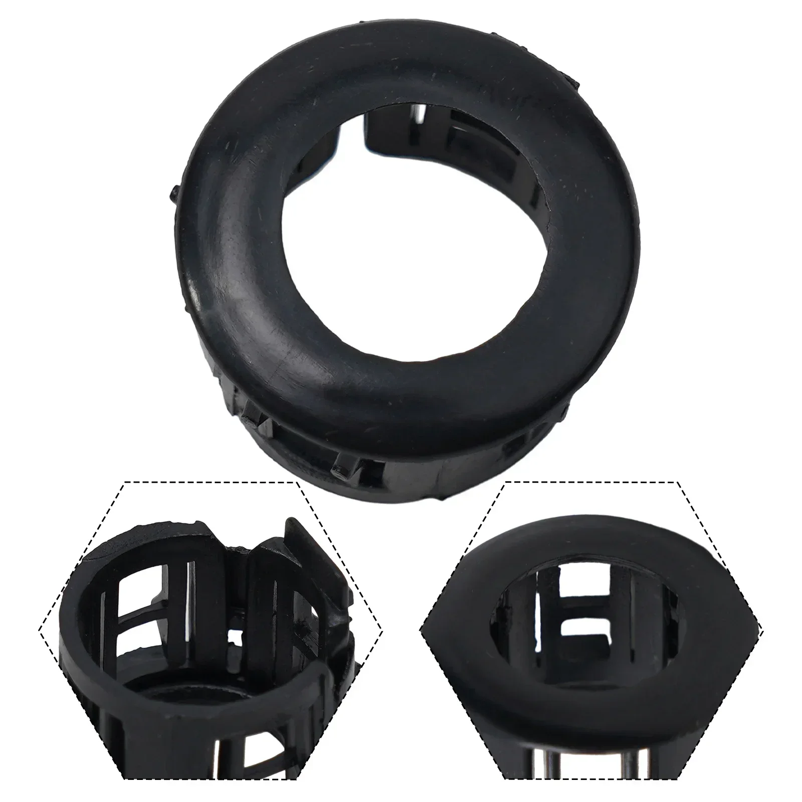 Black Plastic Parking Aid Sensor Retainer Ring For Mazda CX-9 2016-2022 OEM Number KD49-67-UC5A  Car Accessories