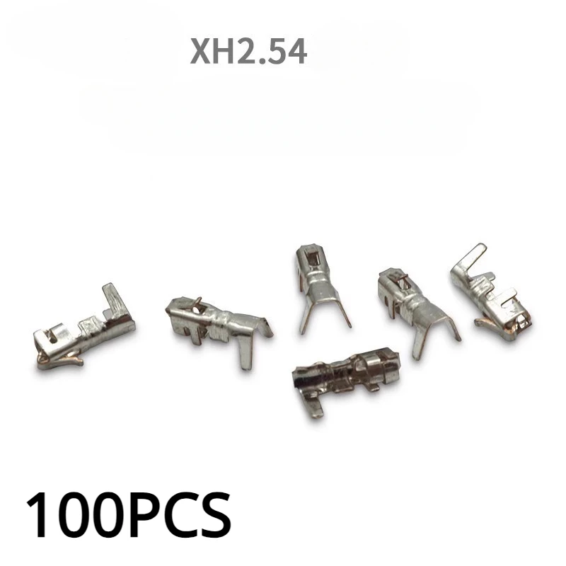 100PCS 2.54mm Jumper Wire Cable Housing Female Pin Connector Terminal for Jumper Wire Cable Reed Header