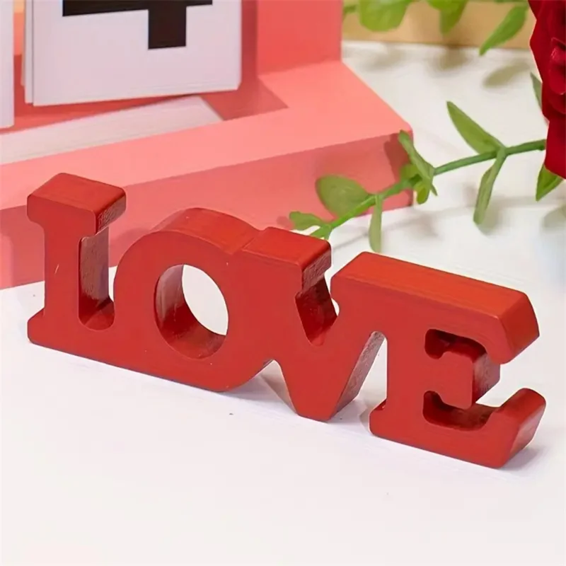 Woody Letters Wood Romantic English Alphabet 