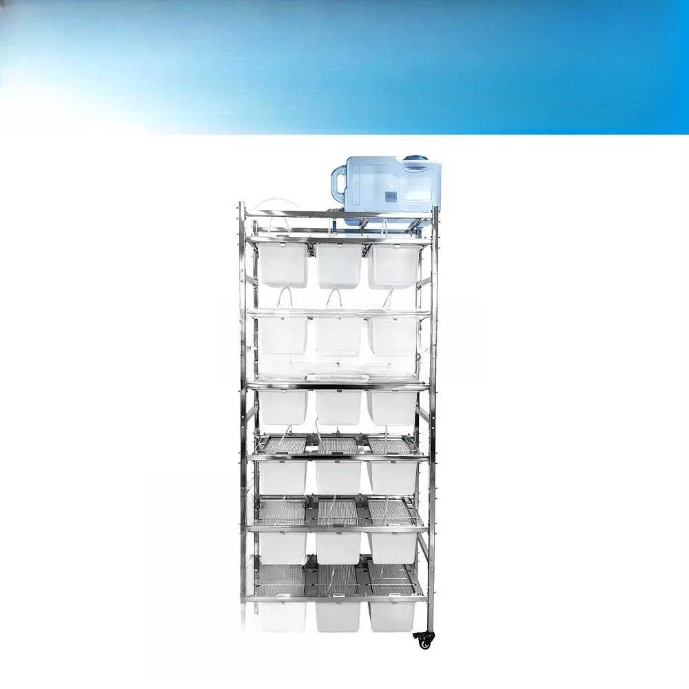 Anti-rust stainless steel multi-layer mouse feeder sterilizable detachable automatic water supply device