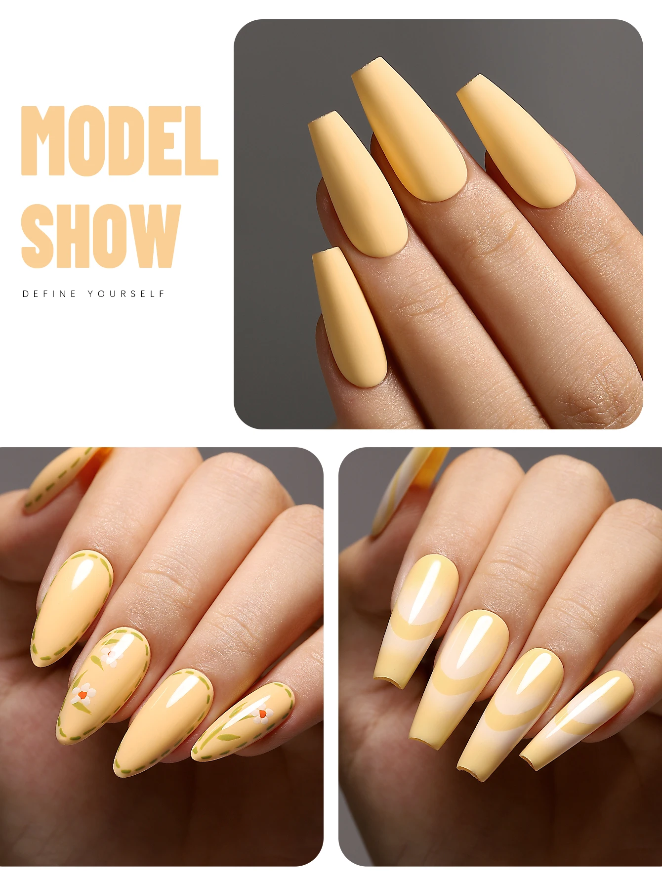 YOKEFELLOW Żelowy lakier do paznokci 10ML AB024 Nude Gel Polish Soak Off UV LED Gel Varnish 122 Colors Nail Art Manicure Prezenty dla kobiet