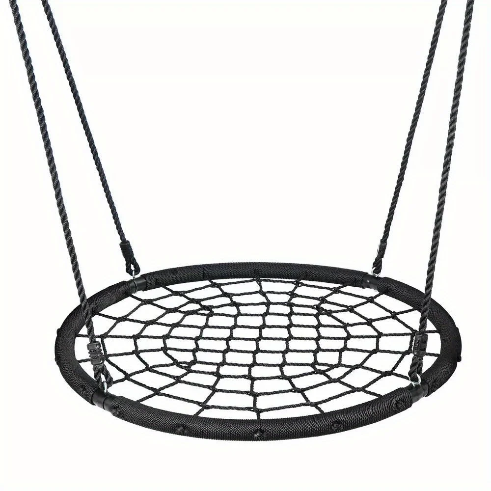 

48'' Spider Web Tree Swing Net Adjustable Height Max Weight 600Lbs