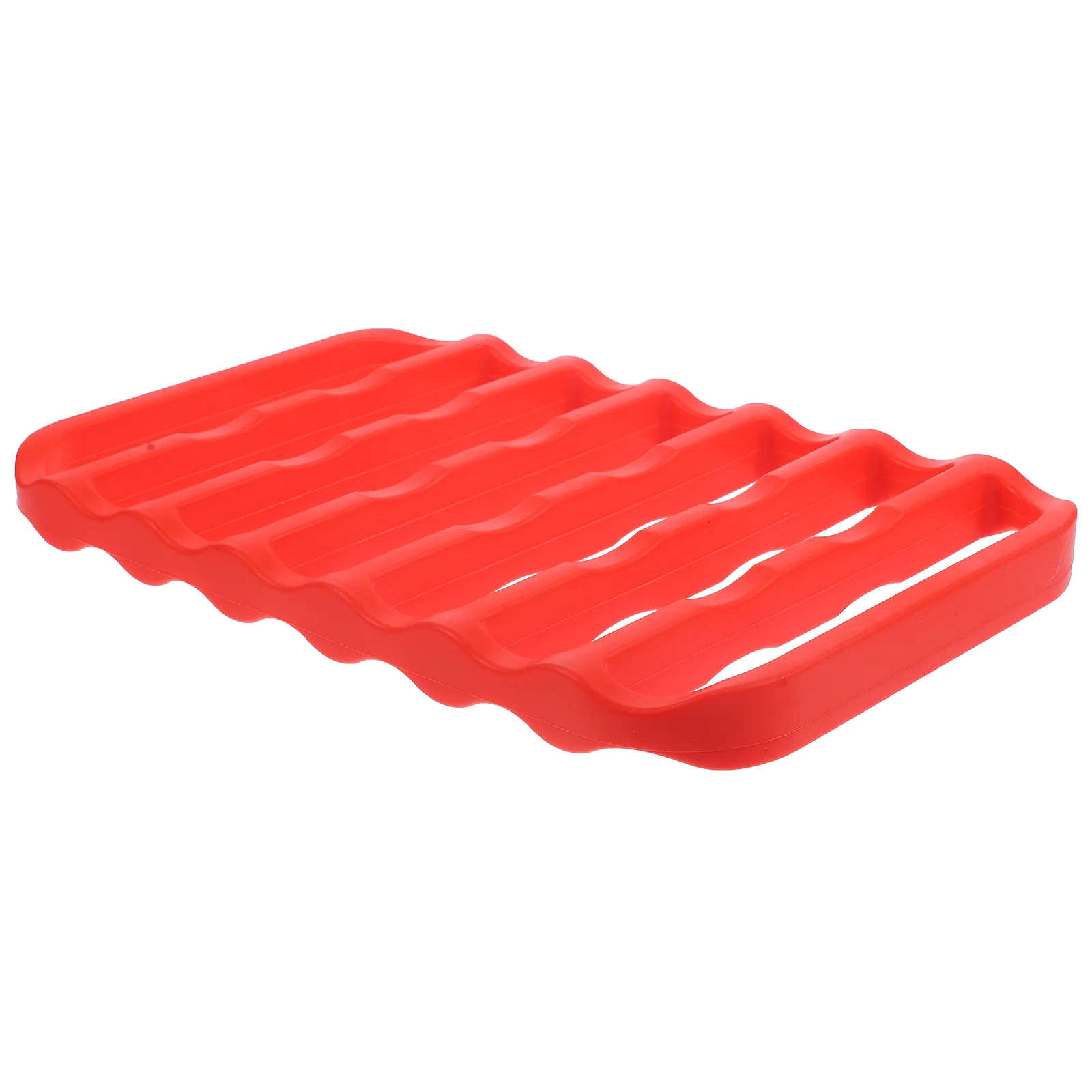 

Silicone Heat Insulation Pad Red Color Non Slip Washable Reusable Placemats Kitchen Countertop Mat Dining Table Place Mats