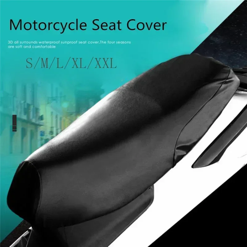 Universal Motorcycle Seat Cover Waterproof Dustproof Rainproof Sunscreen Motorbike Scooter Cushion Seat Cover Protector