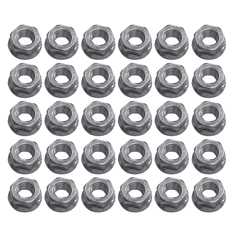 

30-Piece Stainless Steel ChainsawReplacement Bar Nuts Chain Saw- Nuts Chainsaw- Parts for MS250 MS260 MS170 MS180 AG30 22 Drops