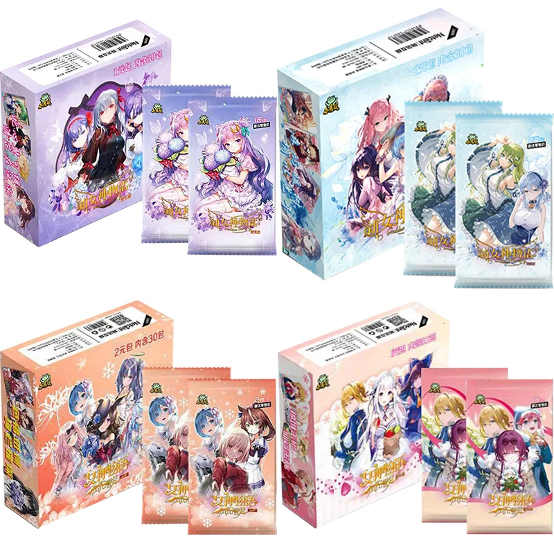 Anime Goddess Story collection Cards Sexy Figures Character Rare Card Playing Games hobby Collection for Children Xmas Gifts Toy