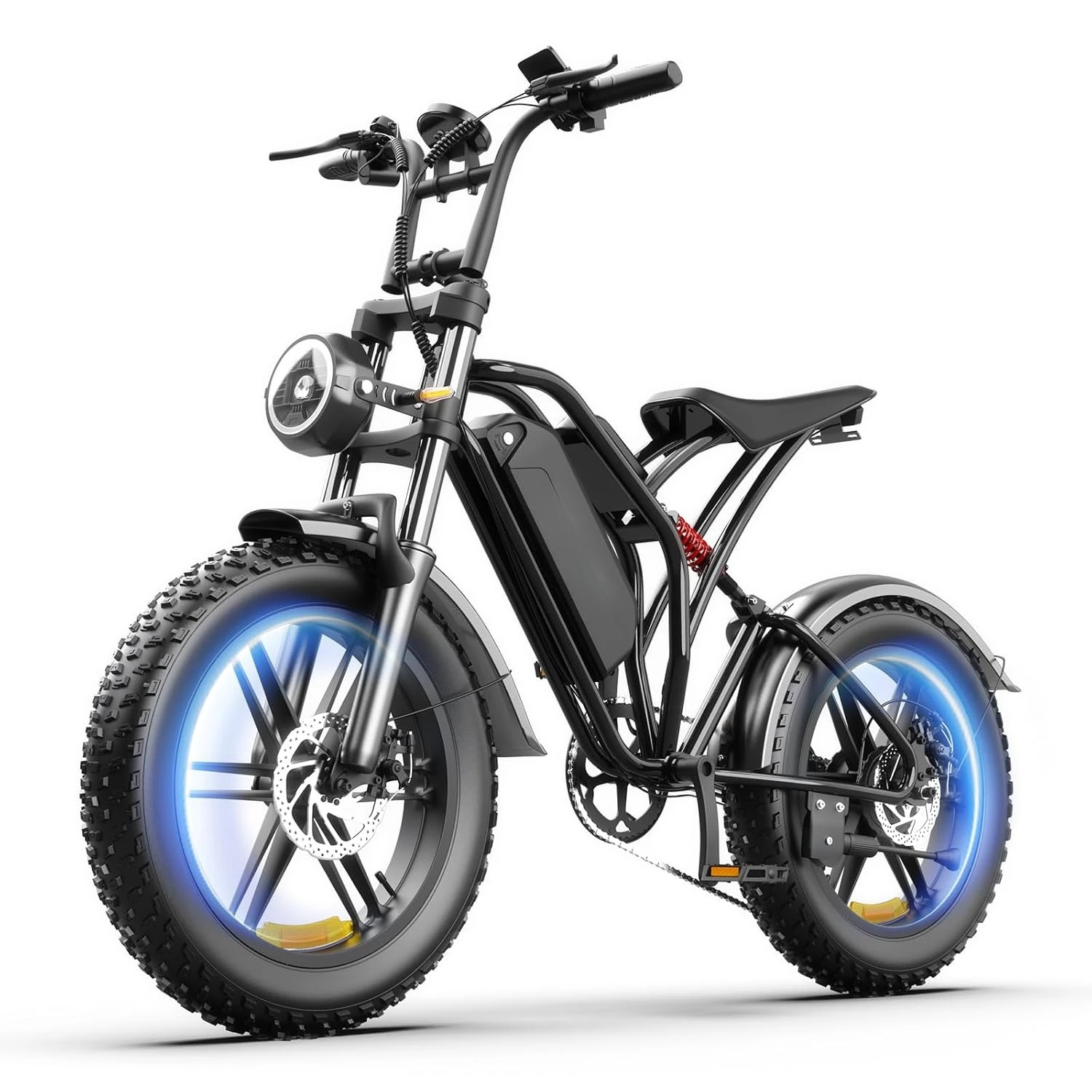 

Adult Electric Bike 1500W Peak Motor 20' Fat Tires 32+ MPH 35-120 Miles Removable 624/960/1200Wh Battery Customizable Ebike