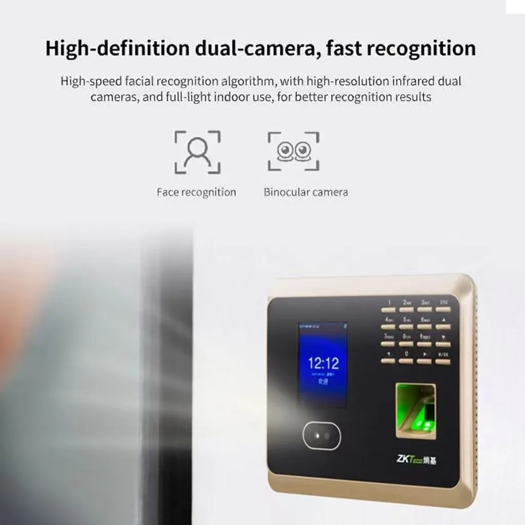ZK Teco WIFI UF100PLUS-S Time Attendance System Biometric Fingerprint Scanner Time Attendance Machine Time Clock Fingerprint