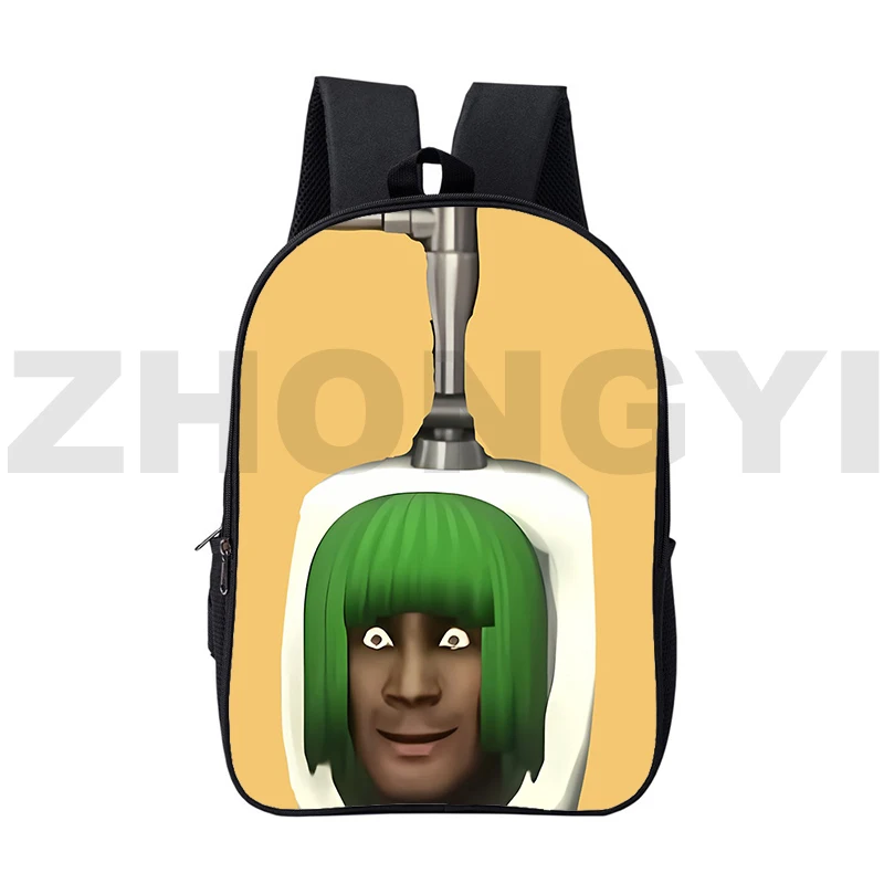 

Рюкзаки для туалета Skibidi большой емкости, школьные сумки для студентов, 16-дюймовые походные сумки для ноутбука, сумка для туалета Skibidi, сумка для книг