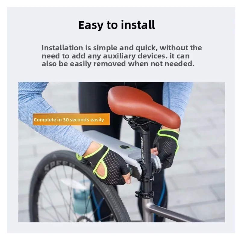 New Bicycle Booster All-in-one Machine with Instant Power Conversion and Intelligent Sensor for Assisting Wheels