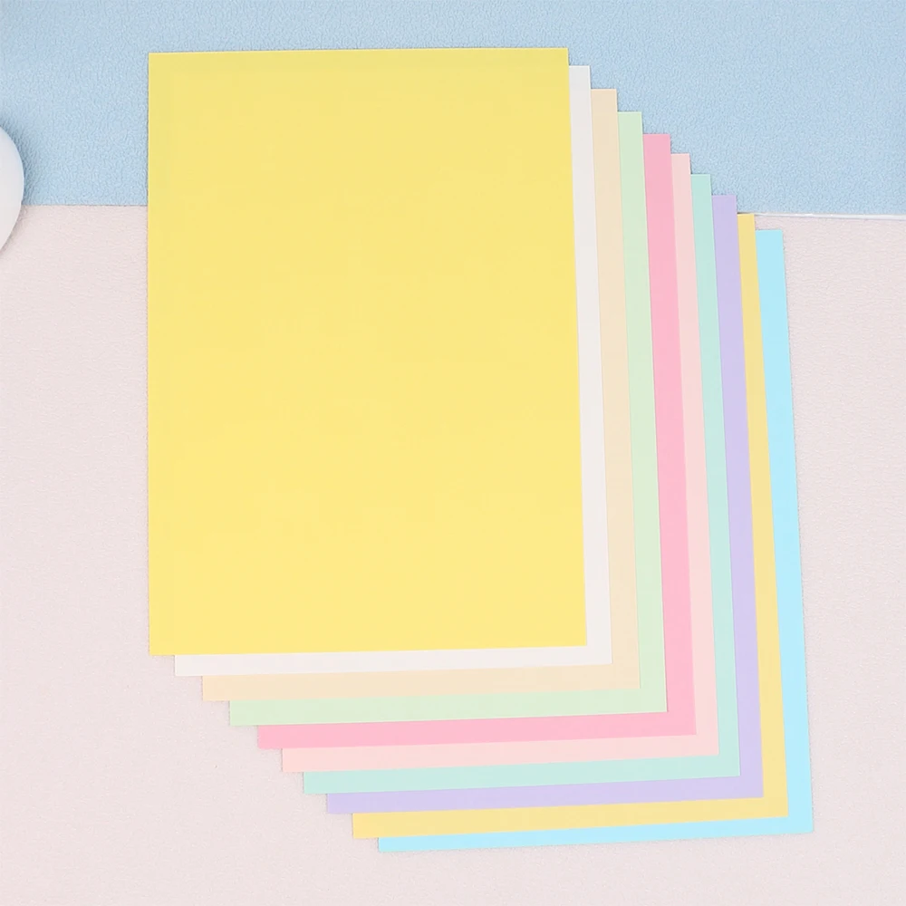 10/20Pcs A4 Colored Cardstock Papers 230gsm Scrapbook Craft Arts Painting Party Decor Kids School Supplies