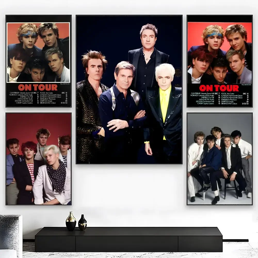 Rock D-Duran Duran Poster Wall Art Print Art Suitable For Living Room Bedroom Bar Parlor Home Decor Gift