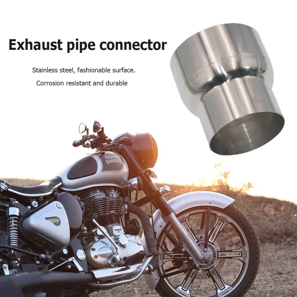 3in ID to 4in OD StainlessSteel Exhaust Tube Adapter Reducer 80-100mm Motorcycle Exhaust Tube Assy Pipe LinkTube Exhaust Adapter