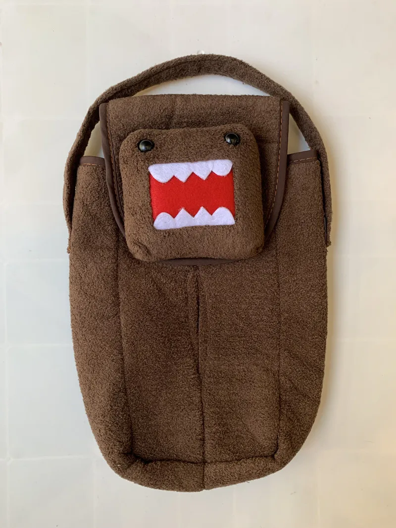 Domo Kun Plush Tissue Case Box Hanging Tissue Cover Holder Anime Cute Tissue Organizer Car Room Decoration