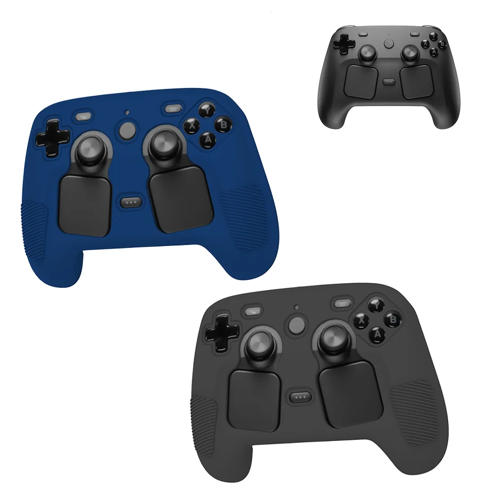 Silicone Cover Case for Steam Controller 2 Gaming, Protective Case Soft Skin Cover Full Protector Anti-Drop Protective Sleeve