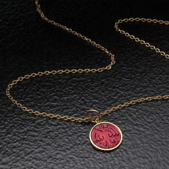 Kamen Rider OOO Ankh Coin Necklace Masked Rider Necklace Chain Pendants Fashion Jewelry Gift Cosplay Costume Prop