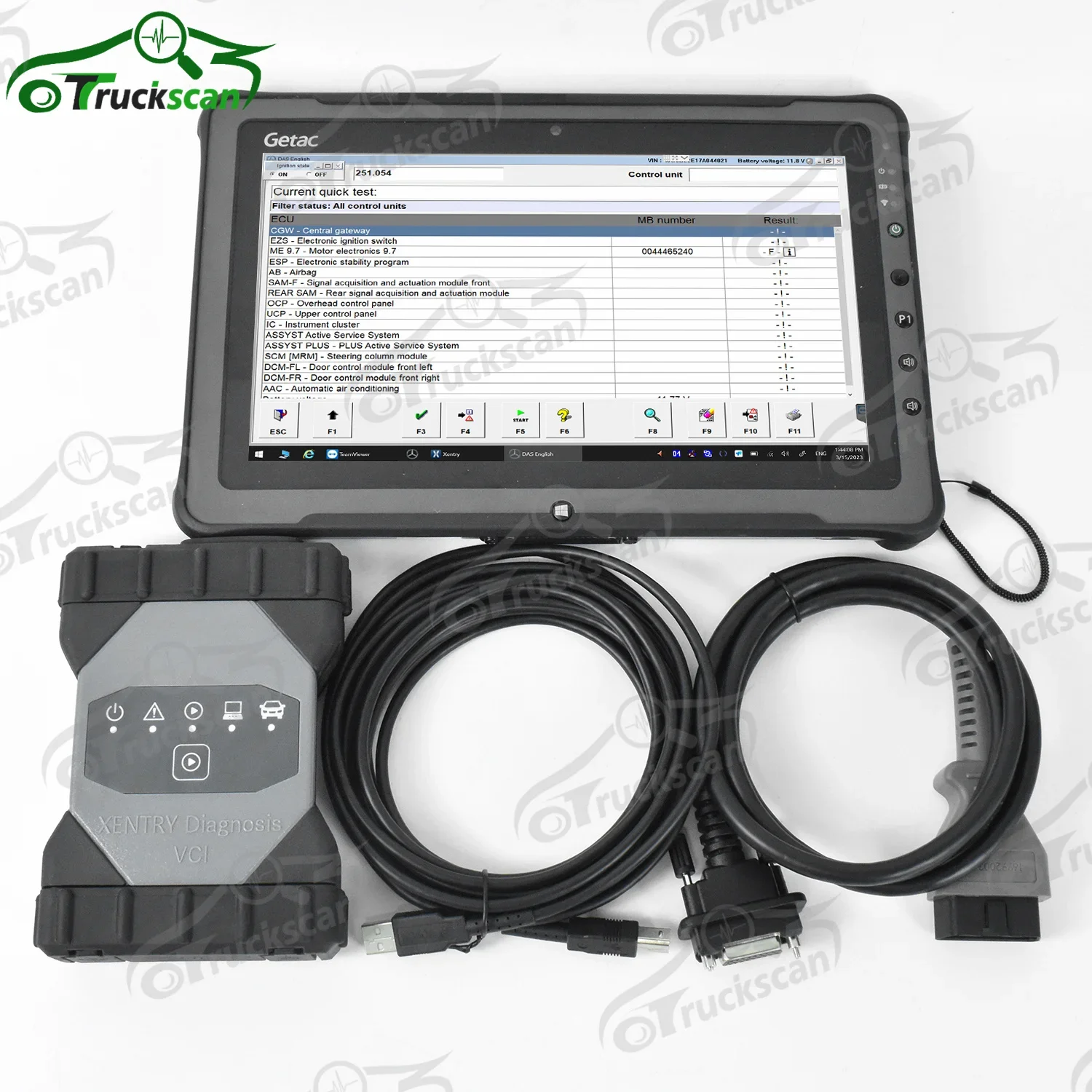 For MB STAR C6 Diagnosis VCI Multiplexer DoIP with Software Xentry das wis epc 12v &24 Car Diagnostic Tool with F110 tablet