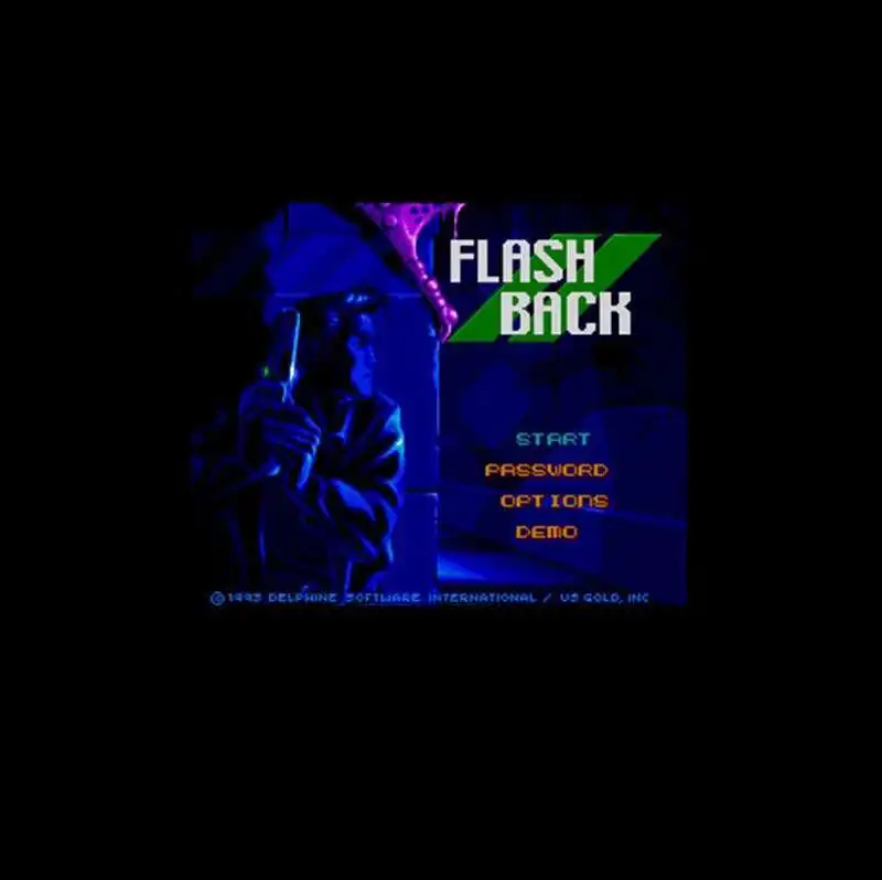 

Flashback - The Quest for Identity 16 bit Big Gray Game Card For NTSC Game Player Drop Shipping