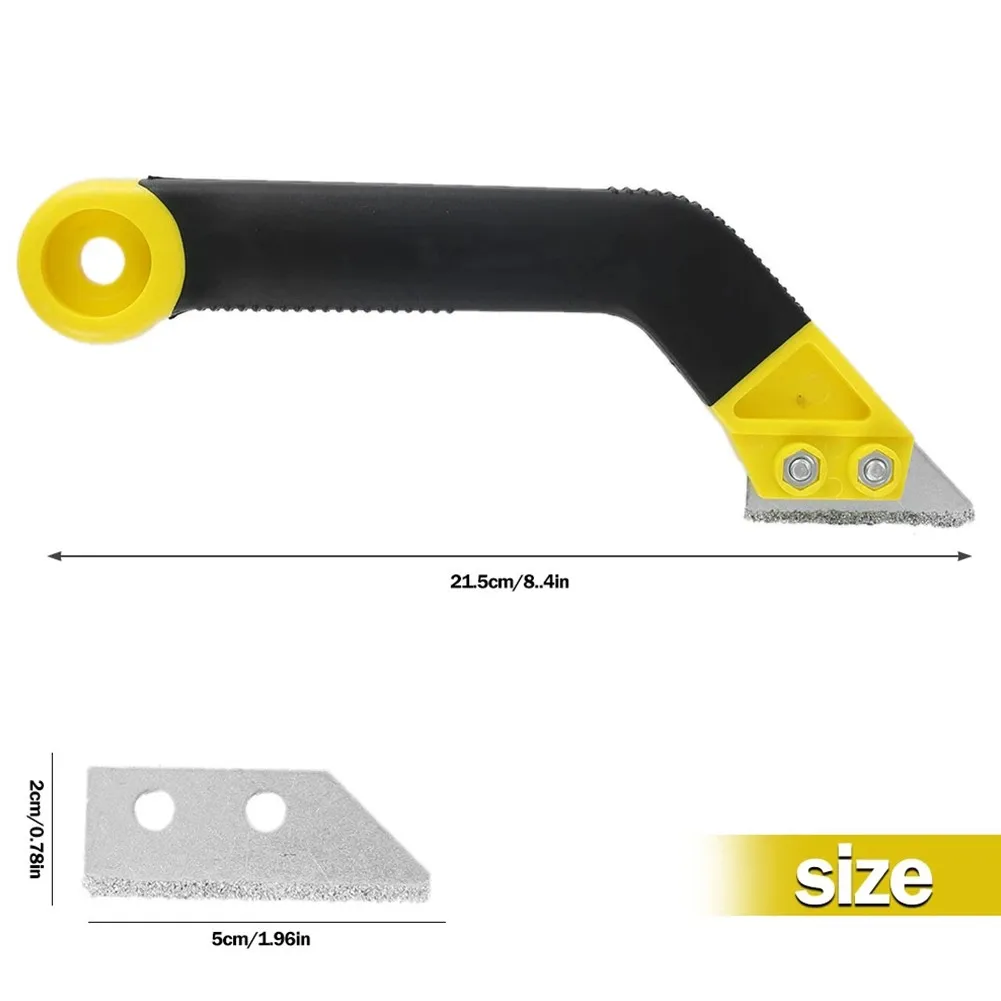 7pc/set Grout Remover Multi Tools Non Slip Handle Blades Scraping Rake Wearproof Removal Walls Floors Gaps Dirty Grout Hand Saw