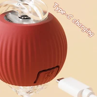 New Cat Interactive Ball Toy Automatic Rolling Ball Faux Tail Rechargeable Smart Pet Electric Toy Dog Cat Training Imitate Mouse 5