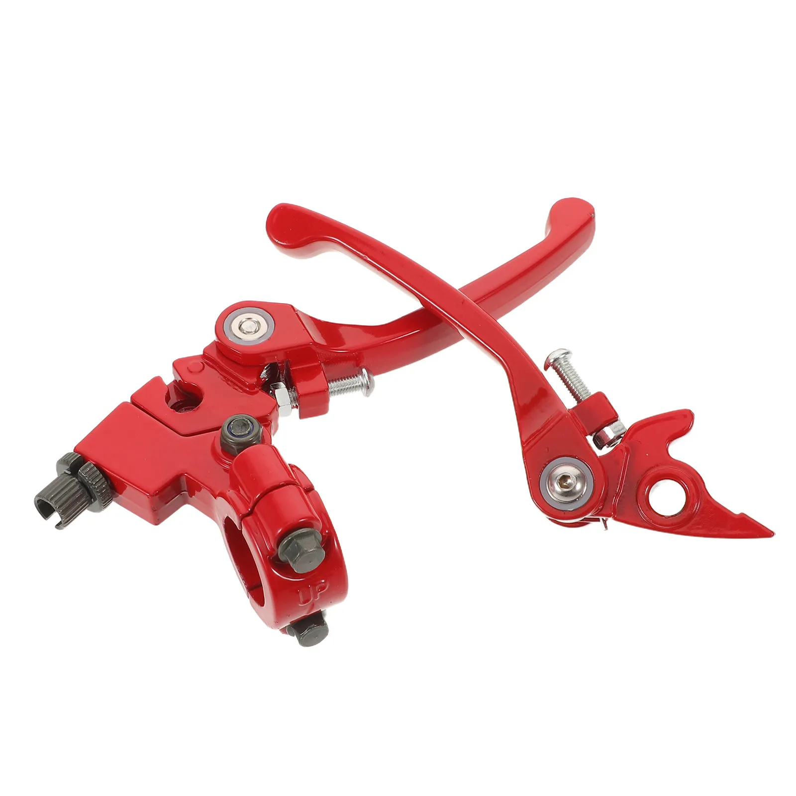 2Pcs Dirt Bike Handlebar Clutch Brake Lever Set Spring Loaded Pit Bike Atv Mini Motorcycle Off-Road Motorcycle Accessories