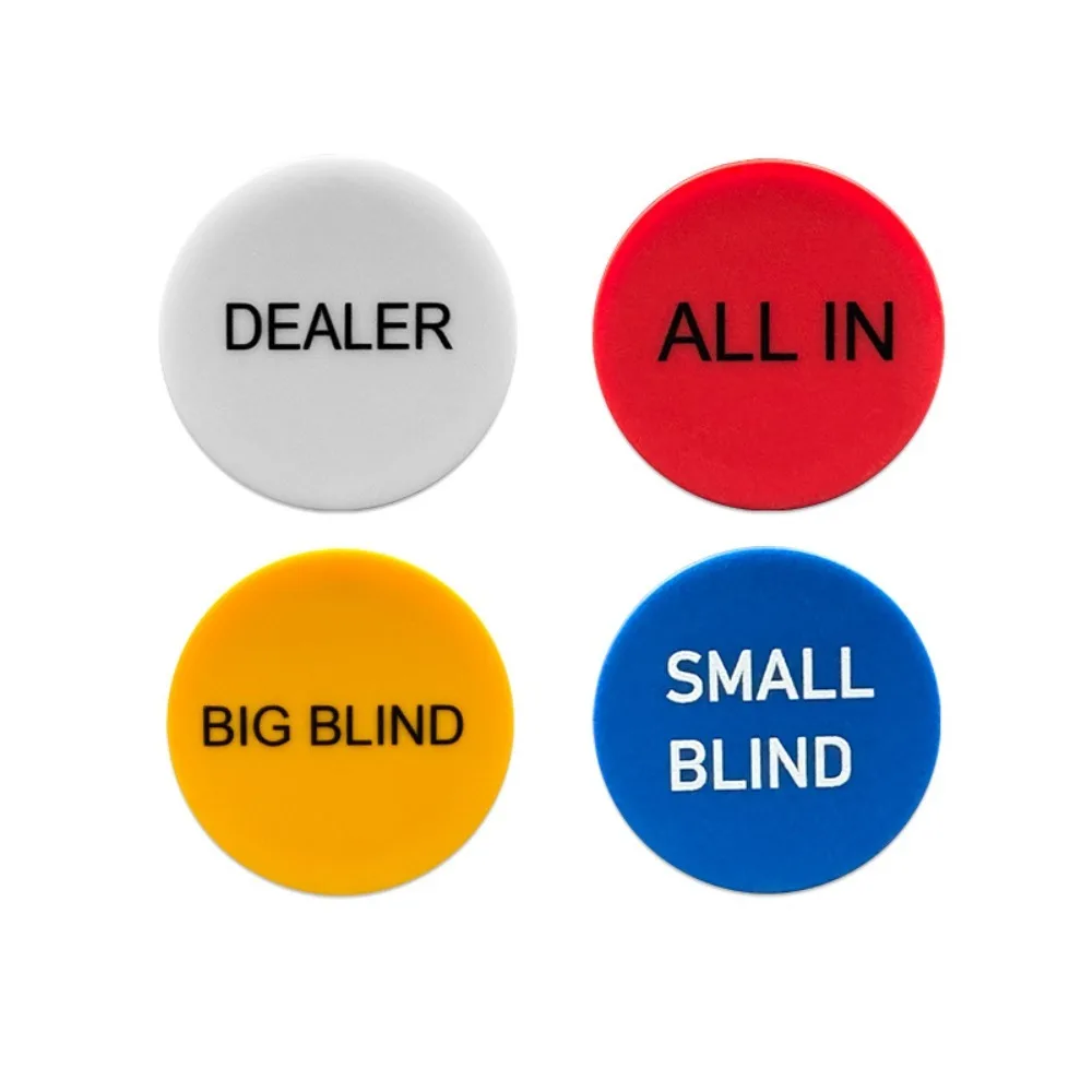 

2-х предметные пластиковые аксессуары для покера Texas Hold'em Small Blind Big Blind