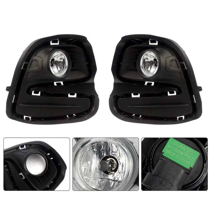 Front Bumper Lamp Halogen Fog Light Assembly With Wiring For Chevrolet Cavalier 2016 2017 2018 2019